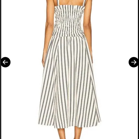 Ralph Lauren Black and White Striped Dress - Picture 11 of 12